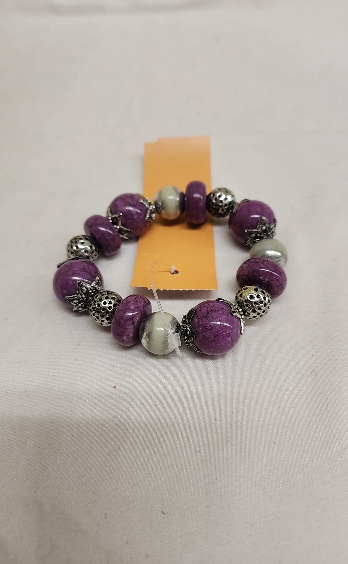 Purple Beaded Bracelet