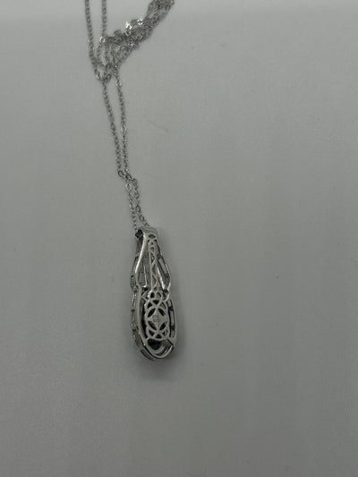 Sterling Black .925 Sterling Silver Necklace