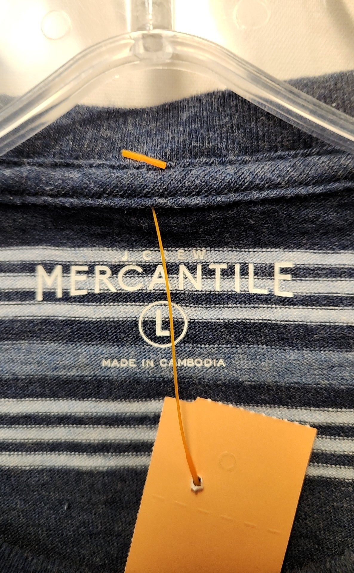 J Crew Men's Size L Navy Shirt