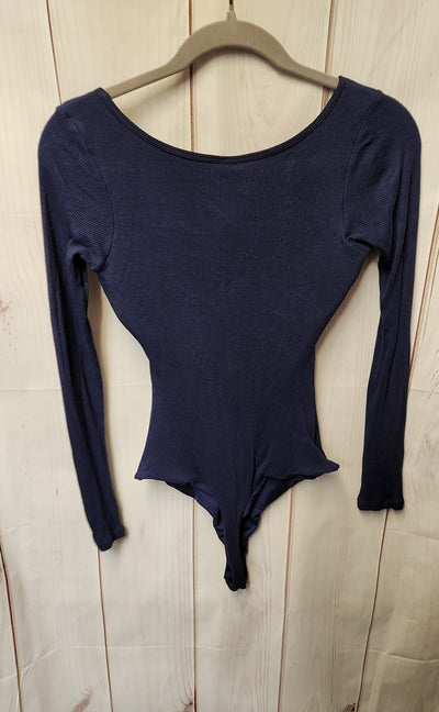 Klassy Network Women's Size M Navy Bodysuit