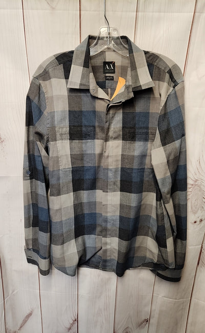 Armani Exchange Men's Size M Gray Shirt