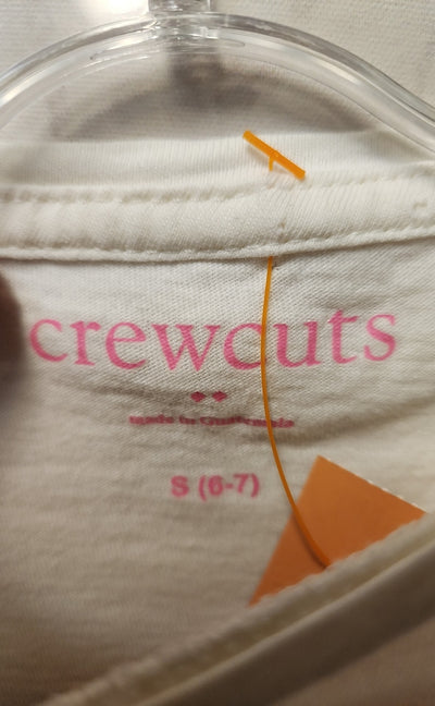 Crewcuts Girl's Size 6/7 White Shirt