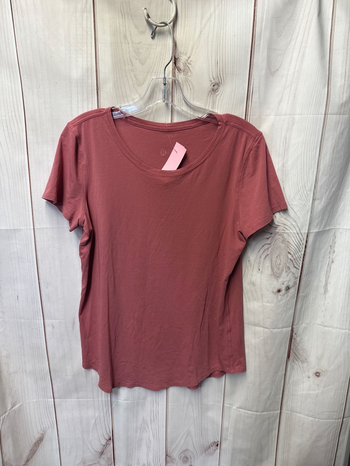 Lululemon Women's Size L Pink Short Sleeve Top