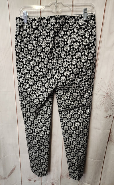 Talbots Women's Size 4 Black & White Pants Chatham Ankle Pant