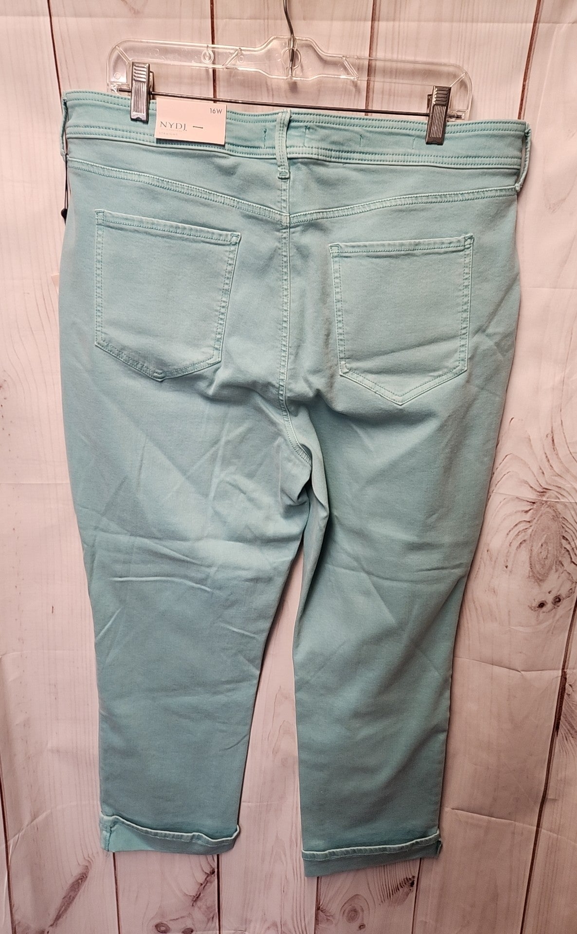 NWT NYDJ Women's Size 16 Light Blue Pants Marilyn Straight