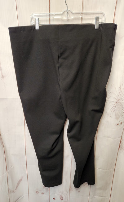 Rafaella Women's Size 3X Black Pants