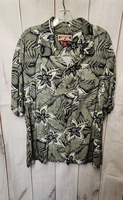 Caribbean Joe Men's Size L Green Shirt