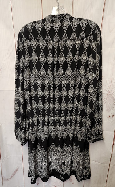 NWT Caslon Women's Size L Black Dress
