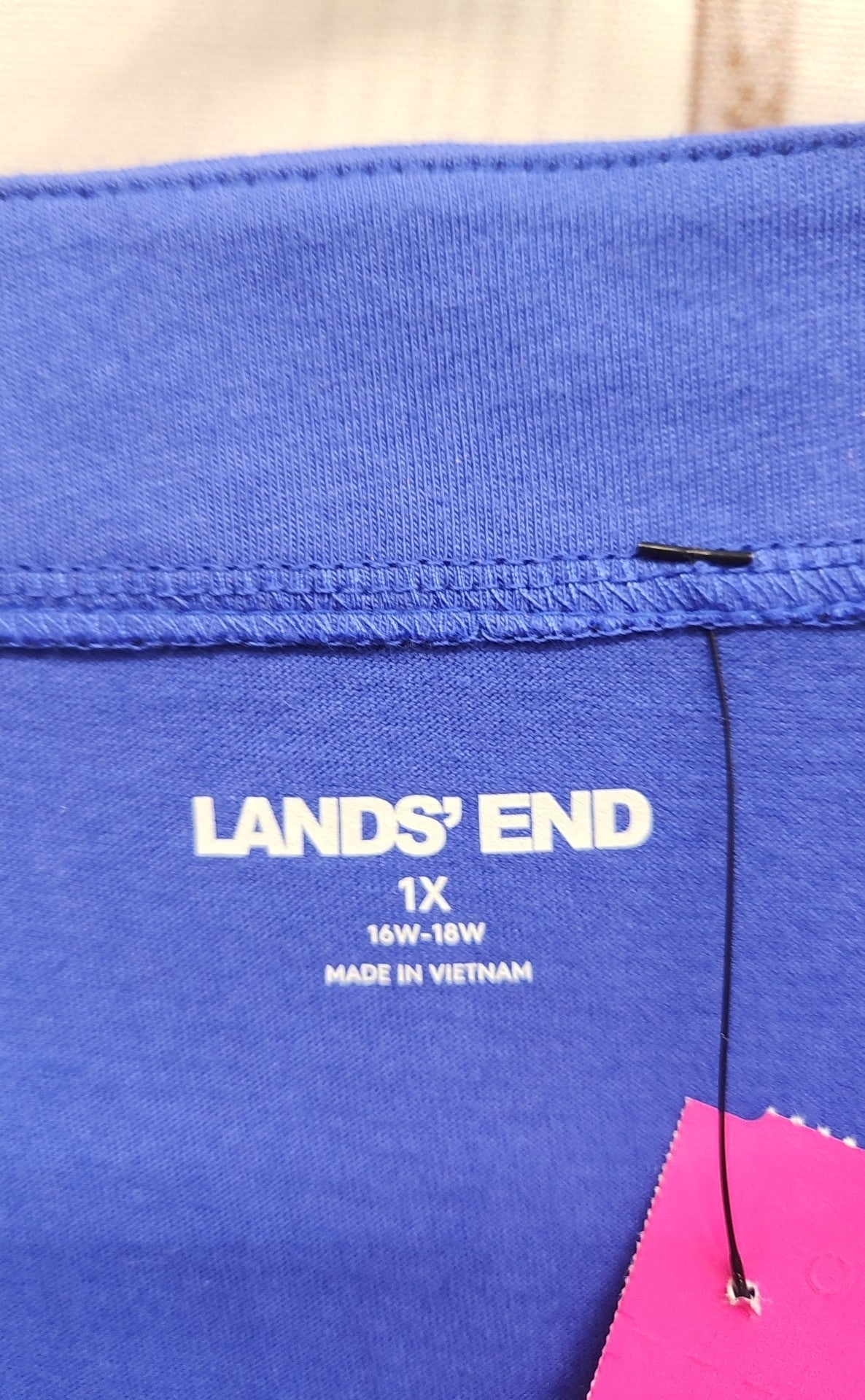 Lands End Women's Size 1X Blue Dress