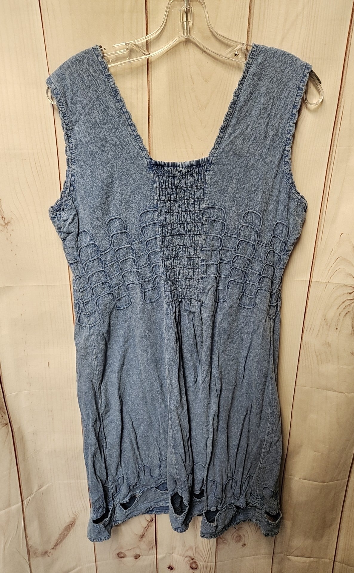 Cotton Collections Women's Size XXL Blue Dress