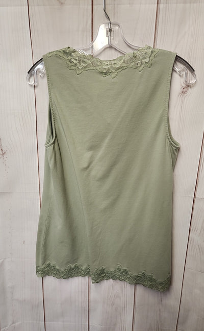 Coldwater Creek Women's Size S Green Sleeveless Top