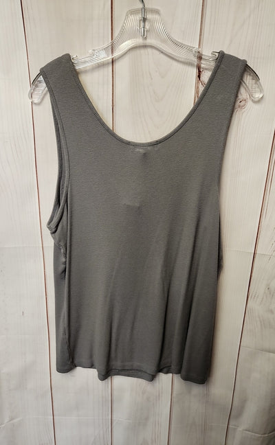 Calvin Klein Women's Size XL Gray Sleeveless Top