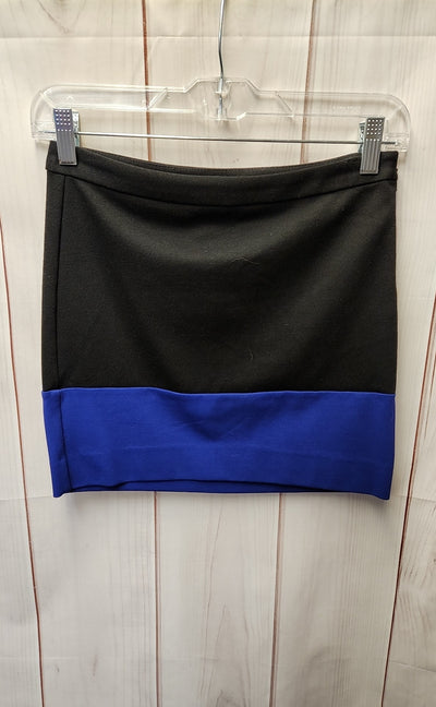 Armani Exchange Women's Size XS Black & Blue Skirt