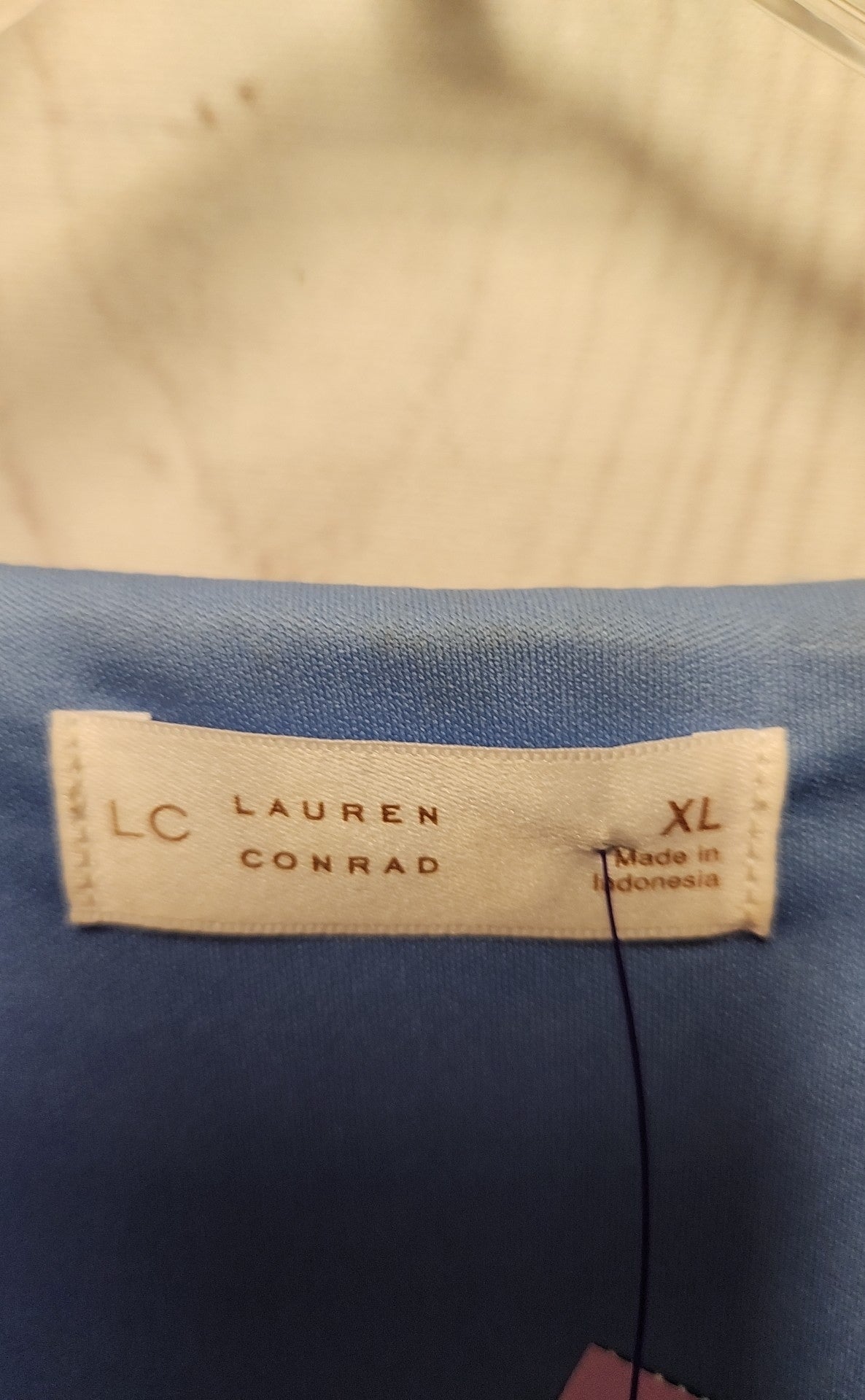 Lauren Conrad Women's Size XL Blue Floral Dress