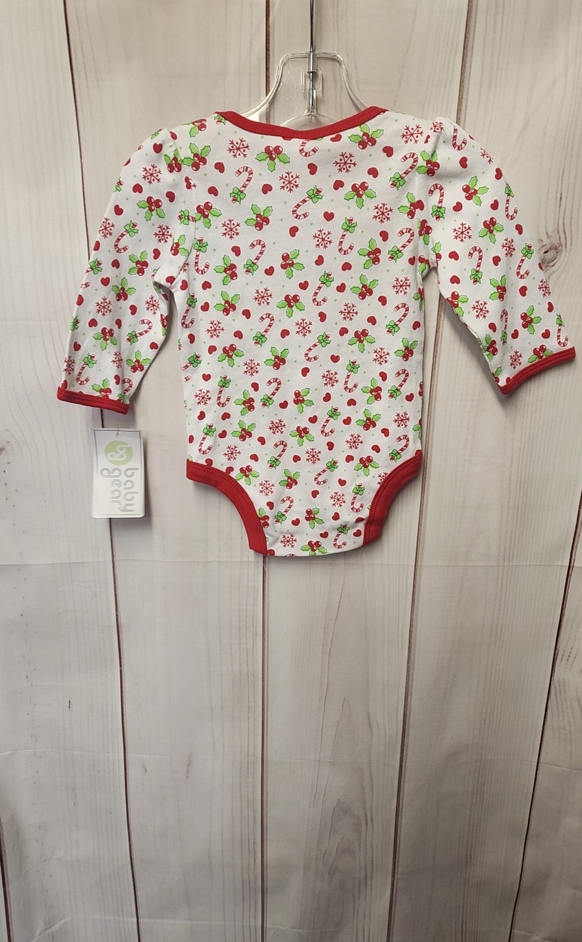 NWT Baby Gear Girl's Size 9-12 Months White Bodysuit