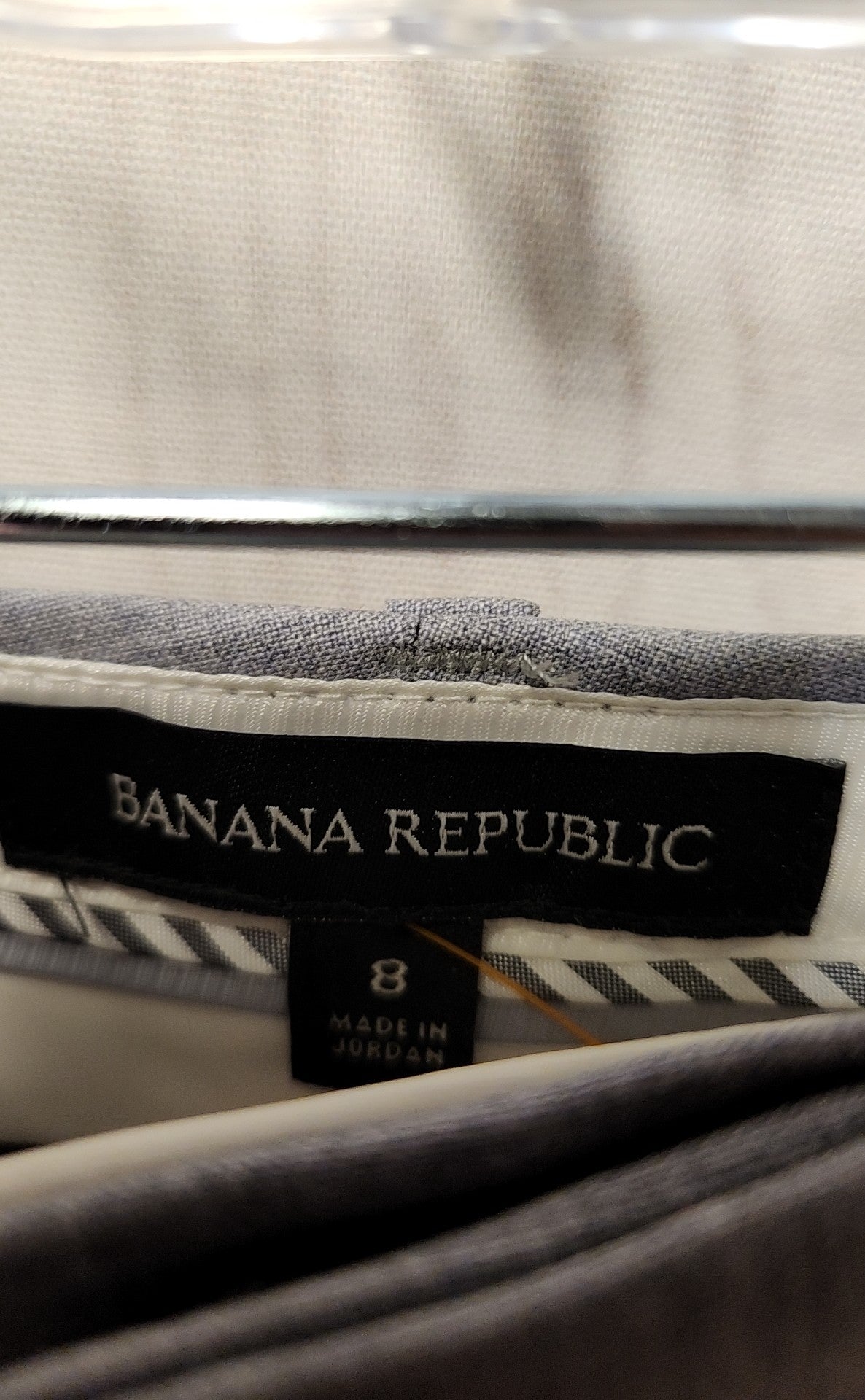 Banana Republic Women's Size 8 Gray Pants