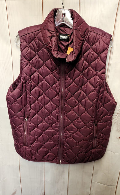 Bass Women's Size XL Purple Vest