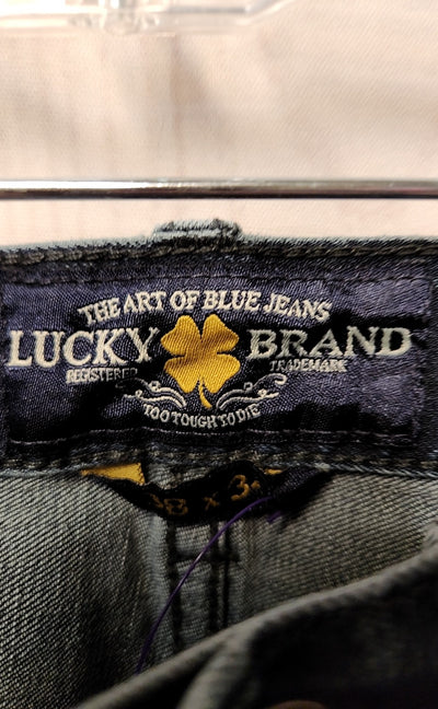 Lucky Brand Men's Size 38x32 Blue Jeans 121 Heritage Slim