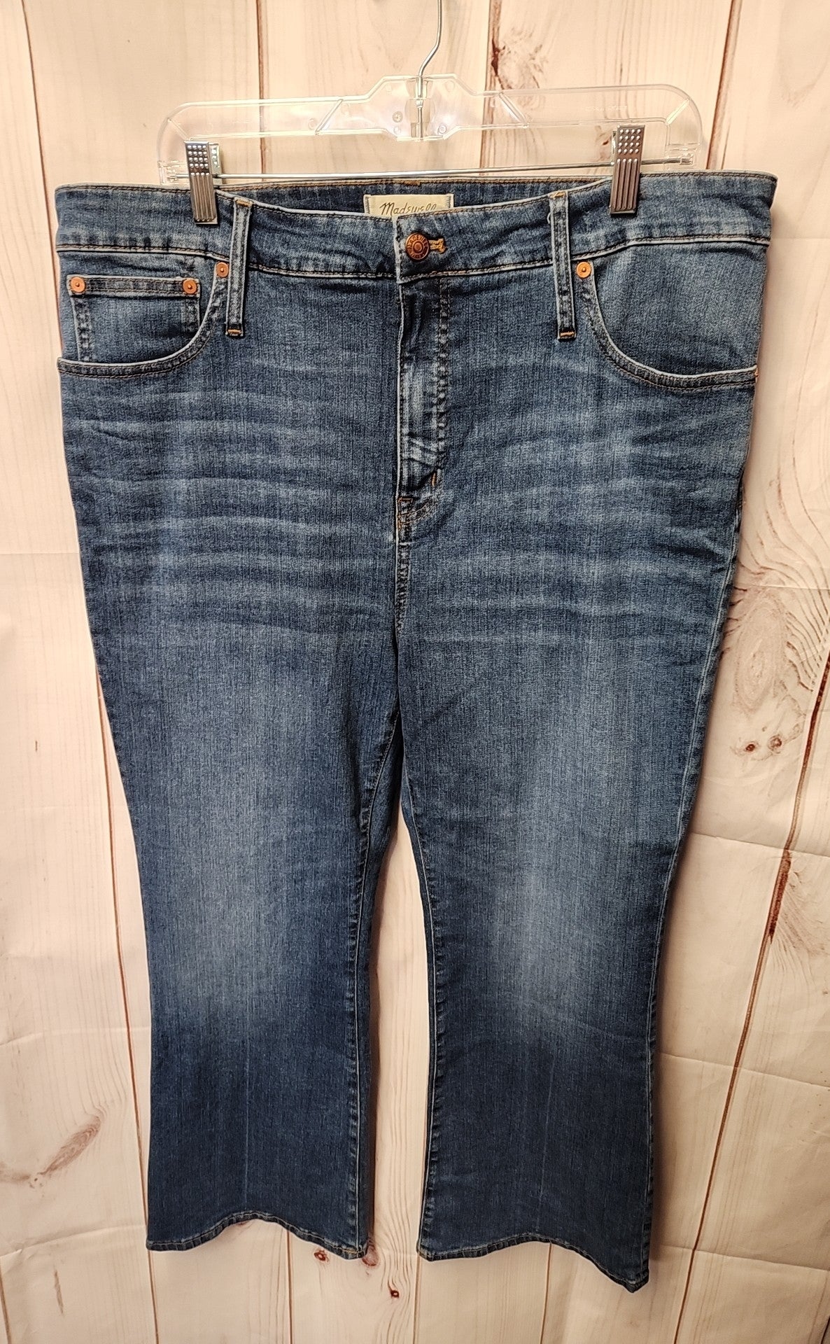 Madewell Women's Size 34 (18/1X) Blue Jeans Curvy Cali Demi-boot