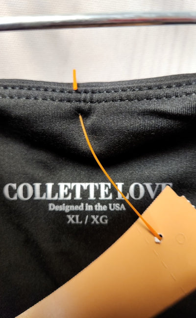 NWT Collette Love Women's Size XL Black Leggings