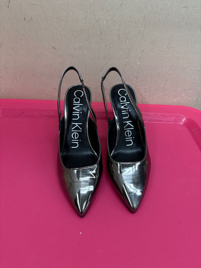 Calvin Klein Women's Size 7 Silver Pumps