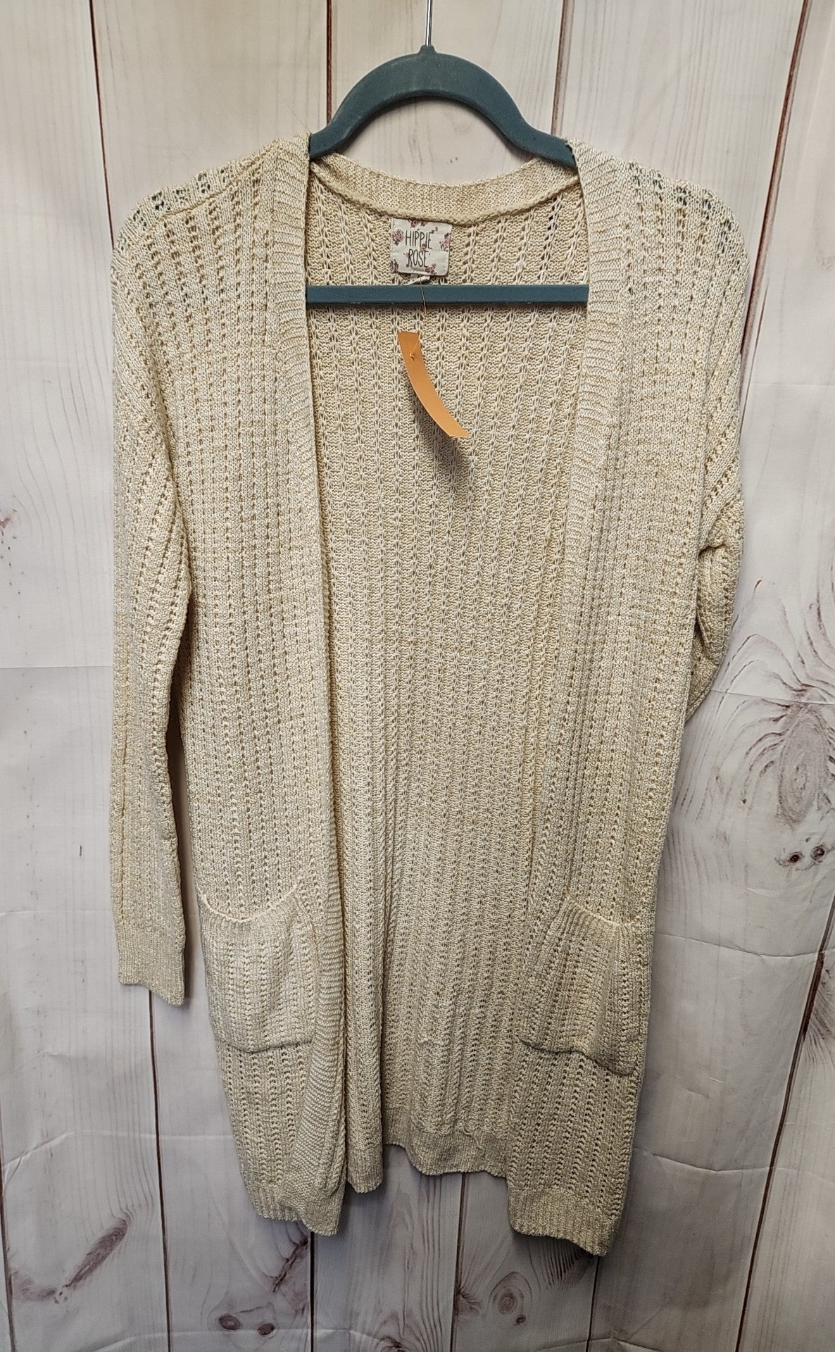Hippie Rose Women's Size XS Beige Cardigan