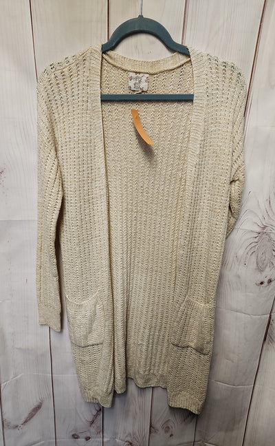 Hippie Rose Women's Size XS Beige Cardigan