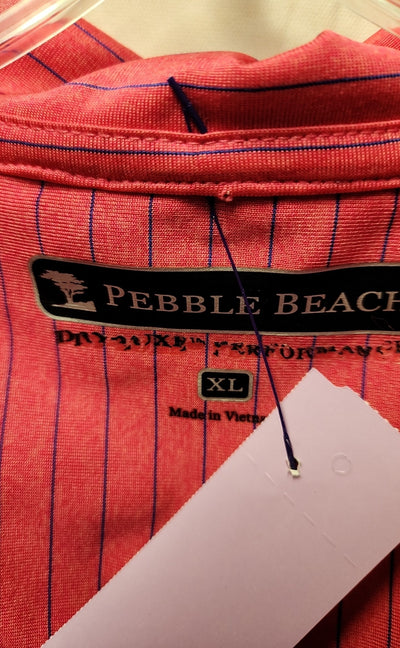 Pebble Beach Men's Size XL Pink Shirt