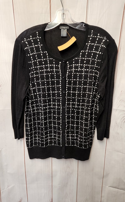 Ann Taylor Women's Size L Petite Black Cardigan
