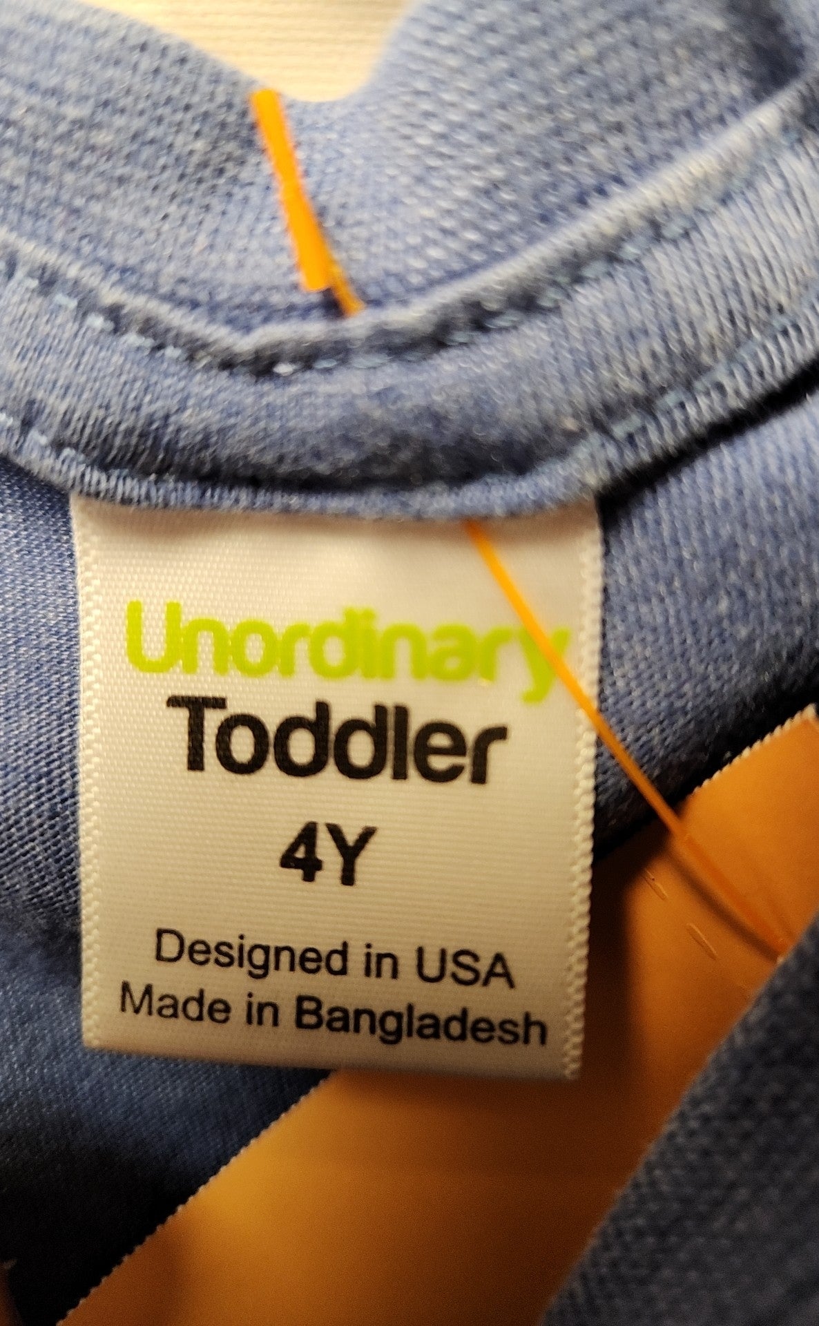 Unordinary Toddler Boy's Size 4 Blue Shirt