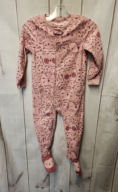 Carters Girl's Size 3 Pink Pajamas