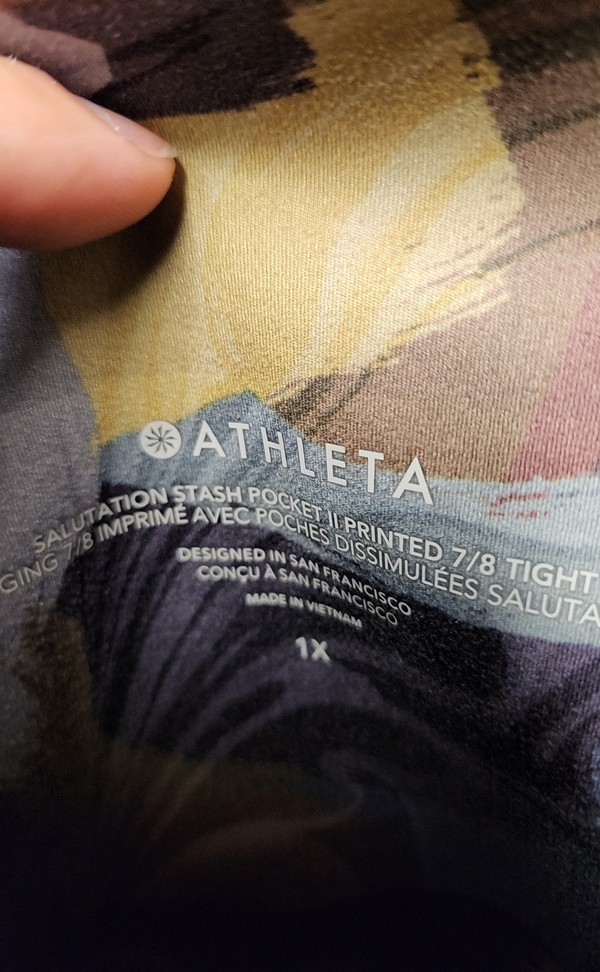 Athleta Women's Size 1X Purple Leggings