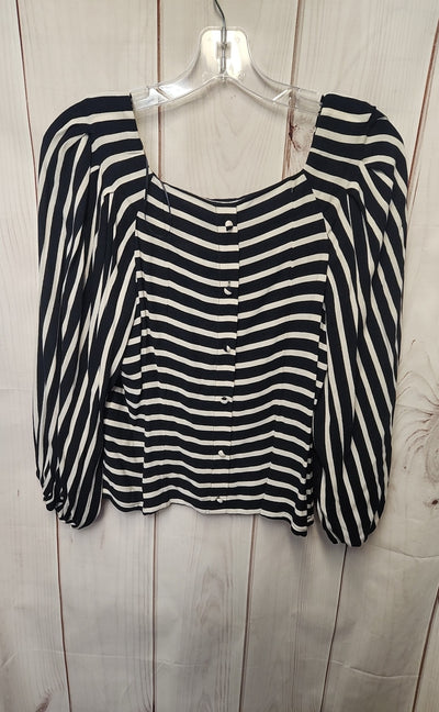 Banana Republic Women's Size S Navy Long Sleeve Top