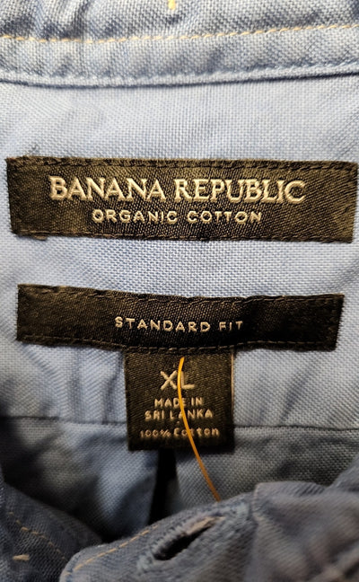 Banana Republic Men's Size XL Blue Shirt