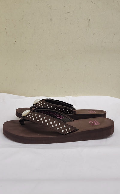 Lulu Designs Switchflops Women's Size 8 Brown Sandals Shoes