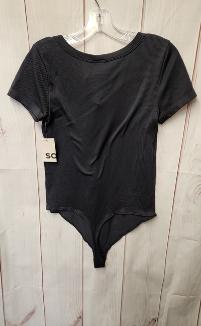 NWT So Women's Size XL Black Bodysuit