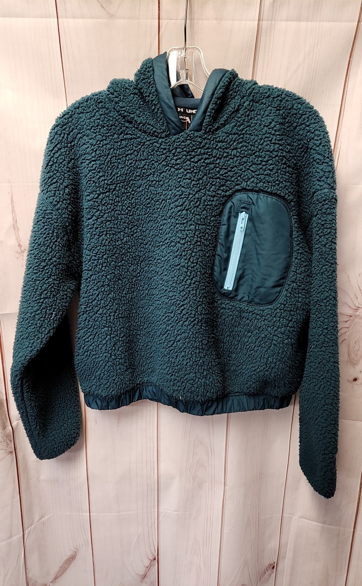 Under Armour Women's Size S Teal Sweatshirt