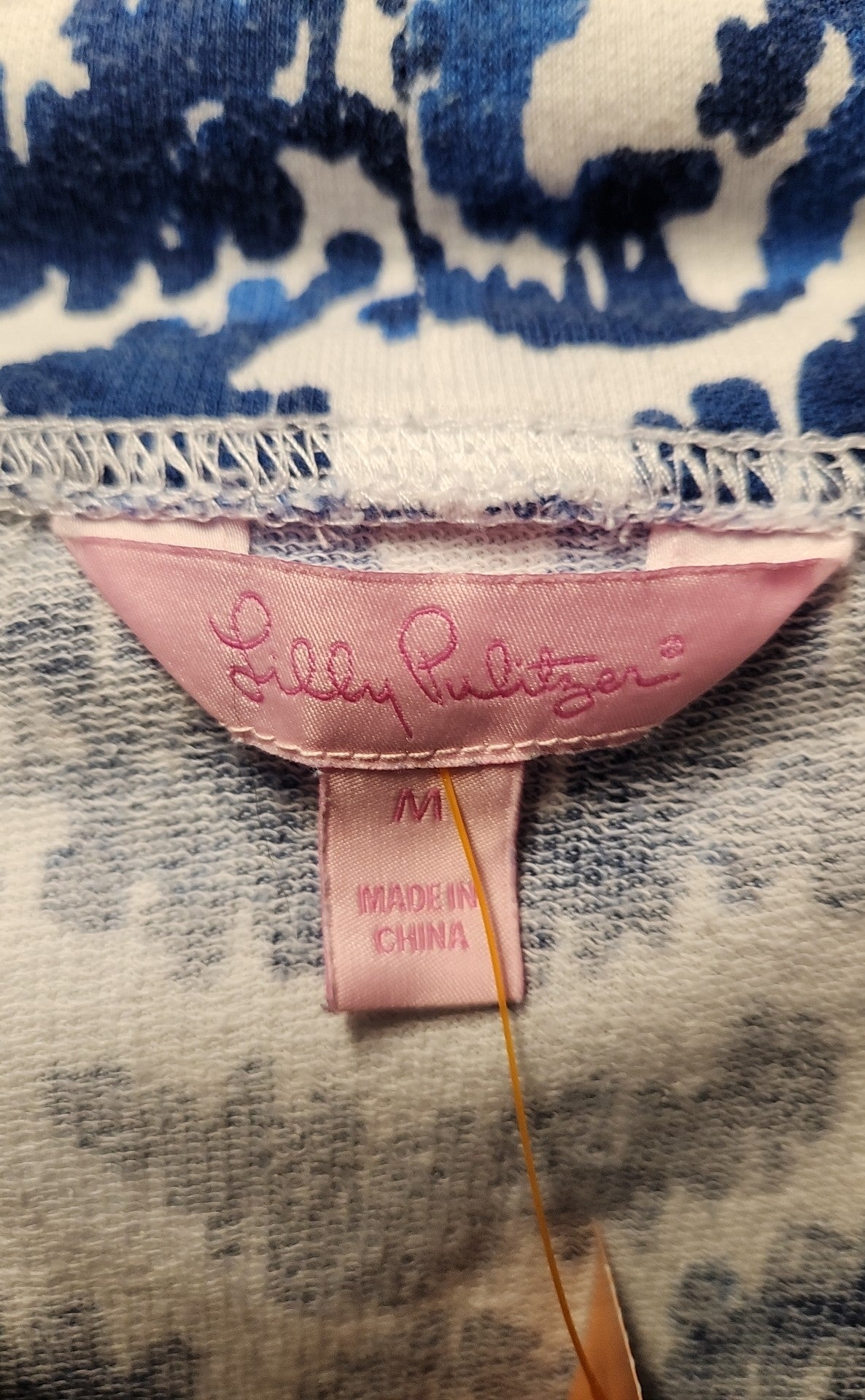 Lilly Pulitzer Women's Size M White & Blue Jacket