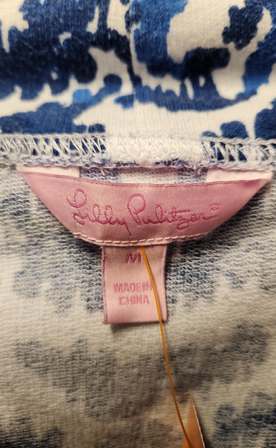 Lilly Pulitzer Women's Size M White & Blue Jacket