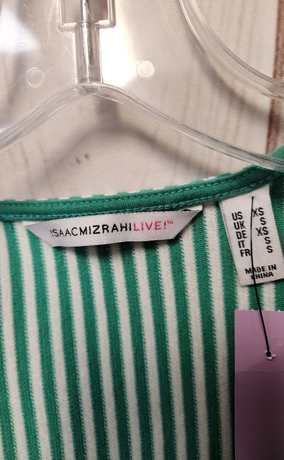 Isaac Mizrahi Live Women's Size XS Green Dress
