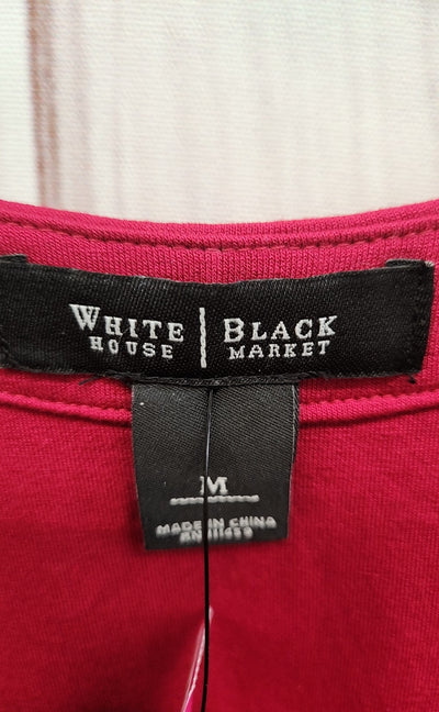 White House Black Market Women's Size M Red Sleeveless Top