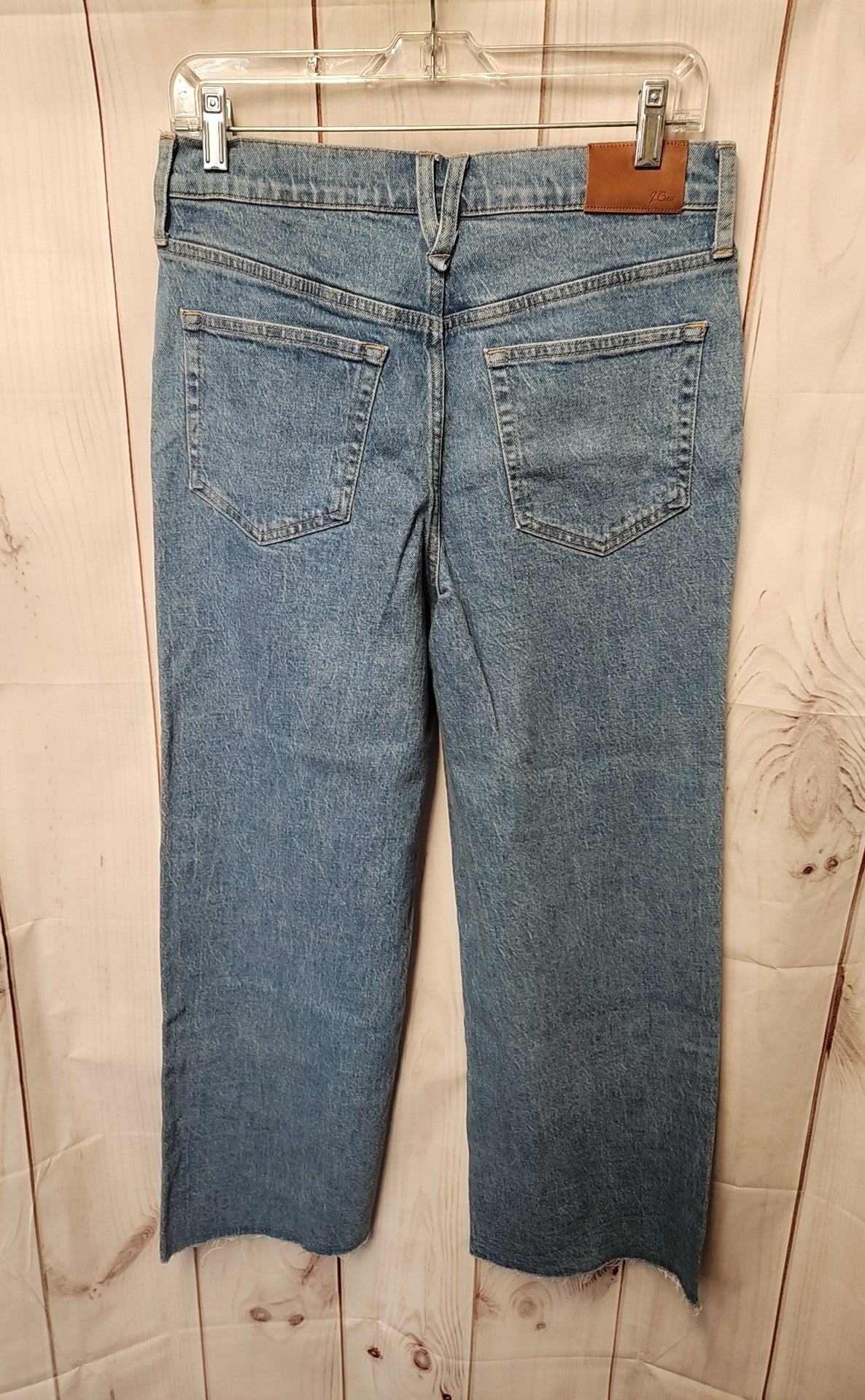 NWT J Crew Women's Size 29 (7-8) Blue Jeans Slim Wide Leg