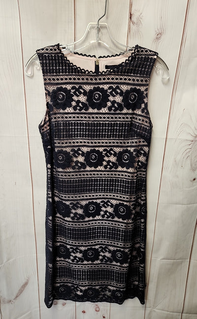 Tommy Hilfiger Women's Size 6 Navy & Pink Dress