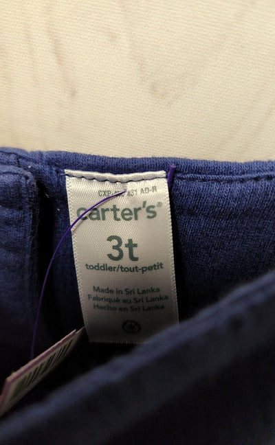 Carters Girl's Size 3 Navy Shirt