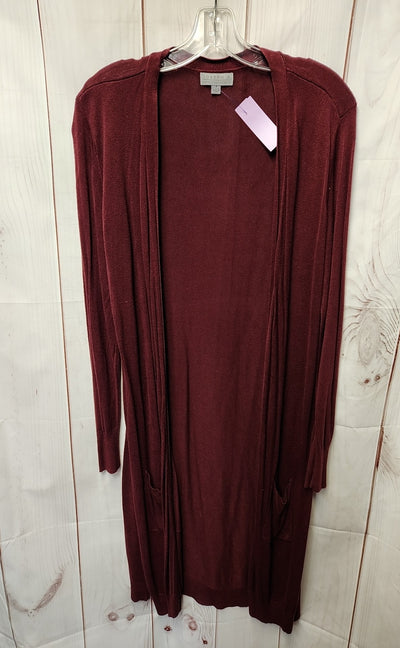 Joseph A Women's Size L Maroon Cardigan