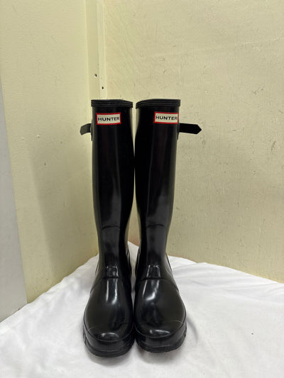 Hunter Women's Size 7 Black Boots Shoes