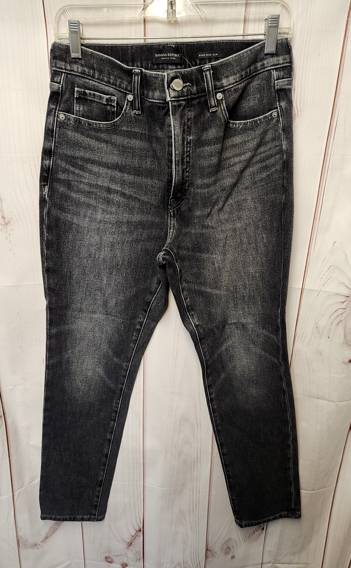 Banana Republic Women's Size 29 (7-8) Black Jeans High Rise Slim