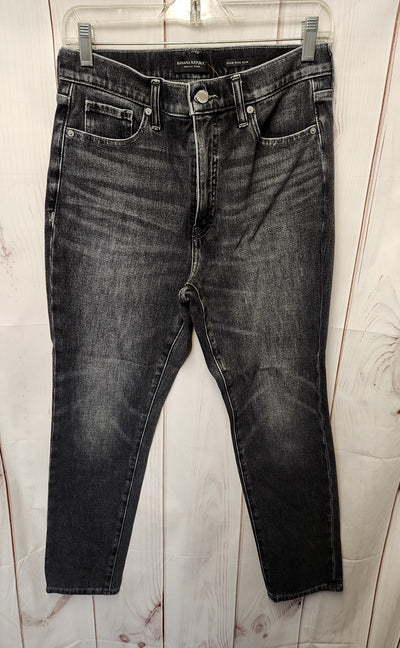 Banana Republic Women's Size 29 (7-8) Black Jeans High Rise Slim