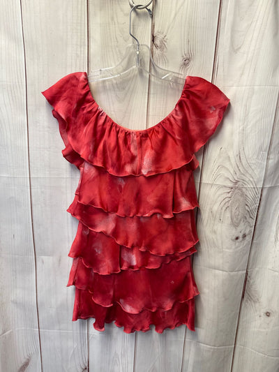 White House Black Market Women's Size XS Red Sleeveless Top