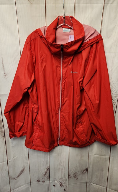 Columbia Women's Size 2X Red Jacket